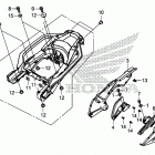 CRF1000D Side cover@rear carrier  (1)