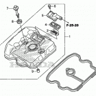 CRF250RL Крышка головки цилиндров
