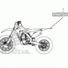 CRF450R Наклейки