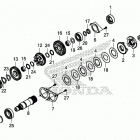 GL1800B Transmission (mainshaft)