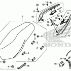 CB500XA Seat@rear grip