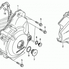 CBR300R Крышка картера левая