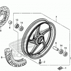 CBR300R Переднее колесо