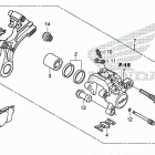 CBR600RR Задний тормозной суппорт