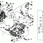 CRF1000D Картер двигателя