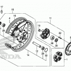CRF1000D Заднее колесо