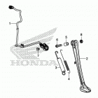 CRF1000D Подножка