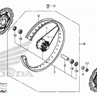 CRF1000D Переднее колесо