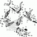 CRF1000D Подножки