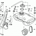 CRF110F ТОПЛИВНЫЙ БАК