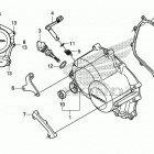 CRF125FB Крышка картера правая