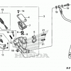 CRF125FB Главный цилиндр переднего тормоза