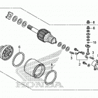 CRF150F ПУСКОВОЙ ЭЛЕКТРОДВИГАТЕЛЬ