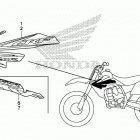 CRF150RB Наклейки