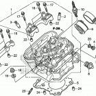 CRF250RL ГОЛОВКА ЦИЛИНДРА