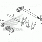 CRF250RL Вилка переключения передач