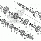 CRF250RL ТРАНСМИССИЯ