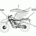 CRF250RLA Наклейки