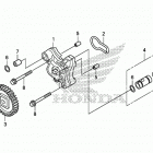 CRF250RLA МАСЛЯНЫЙ НАСОС