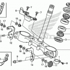 CRF250RLA Траверса нижняя