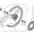 CRF250RLA Переднее колесо