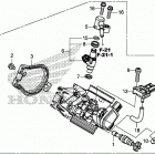 CRF450RX КОРПУС ДРОССЕЛЬНОЙ ЗАСЛОНКИ