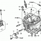 CRF450X ГОЛОВКА ЦИЛИНДРА