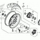 NC700JD Заднее колесо