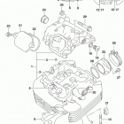 DR650SE ГОЛОВКА ЦИЛИНДРА