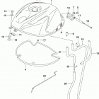 GSX,R600 Fuel tank (gsx-r600l9 e28)