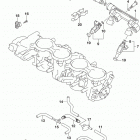 GSX,R750 Throttle body hose  /  joint (gsx-r750l9 e03)
