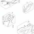 GSX,R750 Fuel tank cover