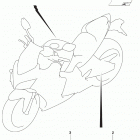 GSX,S1000FA,FYA,FZA Label (gsx-s1000fyal9 e28)