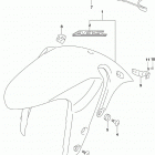 GSX,S1000FA,FYA,FZA Front fender (gsx-s1000fal9 e33)
