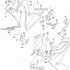 GSX,S1000FA,FYA,FZA Side cowling (gsx-s1000fyal9 e28)