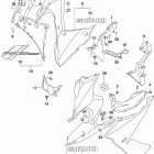 GSX,S1000FA,FYA,FZA Side cowling (gsx-s1000fzal9 e03)