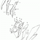 GSX,S750 Frame body cover (gsx-s750yal9 e28)