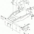 GSX,S750 Rear swingingarm (gsx-s750yal9 e28)