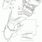 GSX,S750 Headlamp housing (gsx-s750yal9 e28)