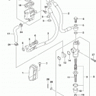 SV650,A,XA Rear master cylinder (sv650xal9 e33)