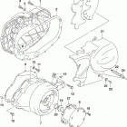 VZR1800,BZ M109R Crankcase cover (vzr1800bzl9 e28)