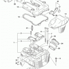 VZR1800,BZ M109R Cylinder head (front) (vzr1800l9 e28)