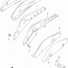 VZR1800,BZ M109R Frame handle grip (vzr1800l9 e28)