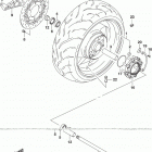 VZR1800,BZ M109R Rear wheel (vzr1800bzl9 e28)