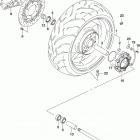 VZR1800,BZ M109R Rear wheel (vzr1800bzl9 e33)