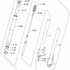 VZR1800,BZ M109R Front fork damper (vzr1800bzl9 e28)