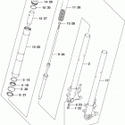 VZR1800,BZ M109R Front fork damper (vzr1800bzl9 e33)