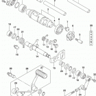 VZR1800,BZ M109R Механизм  переключения передач