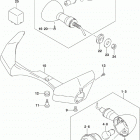 VZR1800,BZ M109R Turnsignal lamp (vzr1800bzl9 e33)