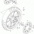 DL1000A XA Front wheel (dl1000al8 e03)